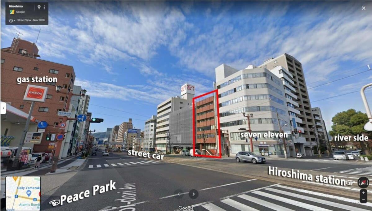 Bhotel Dai3Himawari - 2Br Good For 6Ppl Overlooking Peace Park With Wifi! Хирошима Екстериор снимка